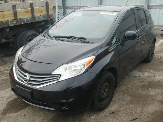 3N1CE2CP0EL417912 - 2014 NISSAN VERSA NOTE BLACK photo 2