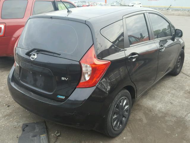 3N1CE2CP0EL417912 - 2014 NISSAN VERSA NOTE BLACK photo 4