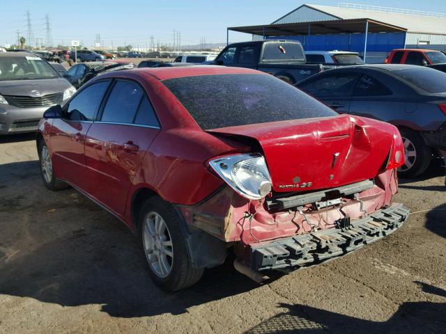 1G2ZG58B474181603 - 2007 PONTIAC G6 BASE RED photo 3