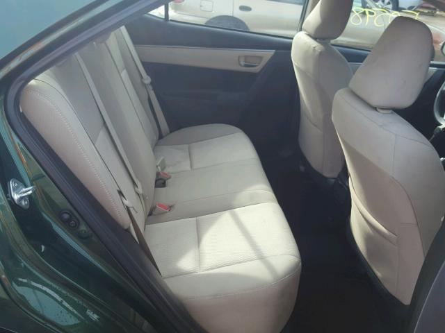 2T1BPRHE4EC094132 - 2014 TOYOTA COROLLA EC 绿色 照片 6