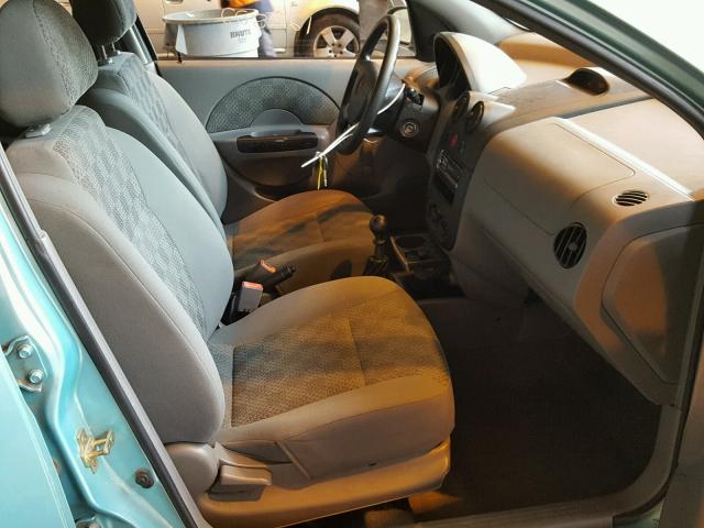 KL1TD52695B358037 - 2005 CHEVROLET AVEO BASE Morski zdjęcie 5