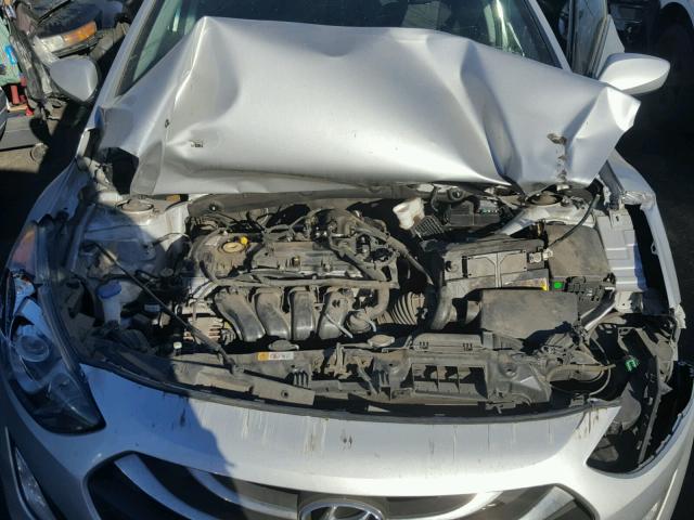 KMHD35LHXEU203464 - 2014 HYUNDAI ELANTRA GT SILVER photo 7