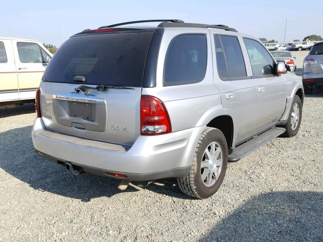 5GAET13M852208271 - 2005 BUICK RAINIER CX SILVER photo 4