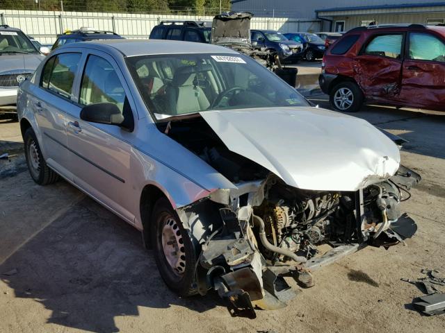 1G1AK58F687123298 - 2008 CHEVROLET COBALT LS SILVER photo 1