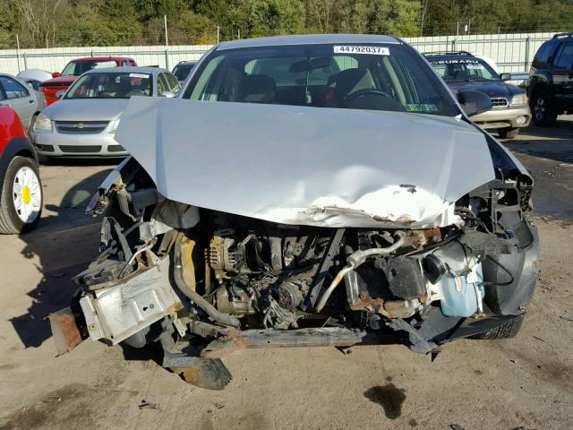 1G1AK58F687123298 - 2008 CHEVROLET COBALT LS SILVER photo 9