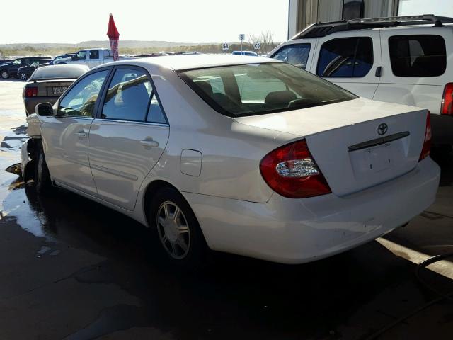 4T1BF32K33U058040 - 2003 TOYOTA CAMRY WHITE photo 3