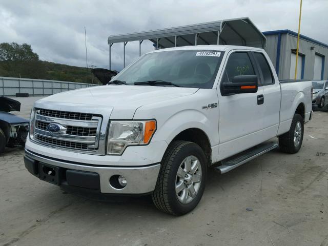 1FTEX1CM7DFC85014 - 2013 FORD F150 WHITE photo 2