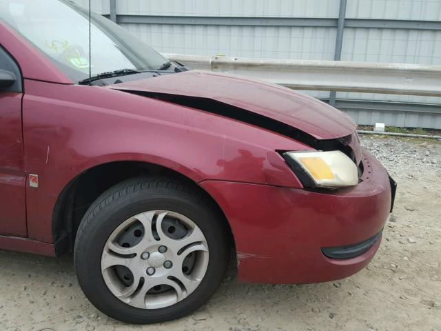 1G8AJ52F34Z132164 - 2004 SATURN ION LEVEL MAROON photo 10