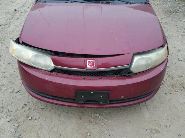 1G8AJ52F34Z132164 - 2004 SATURN ION LEVEL MAROON photo 7