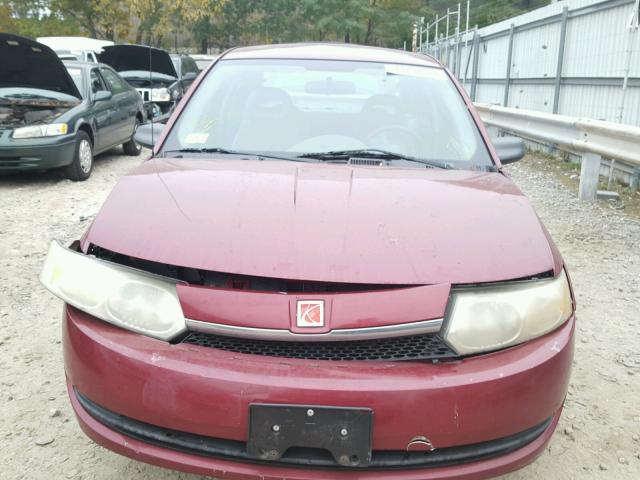 1G8AJ52F34Z132164 - 2004 SATURN ION LEVEL MAROON photo 9