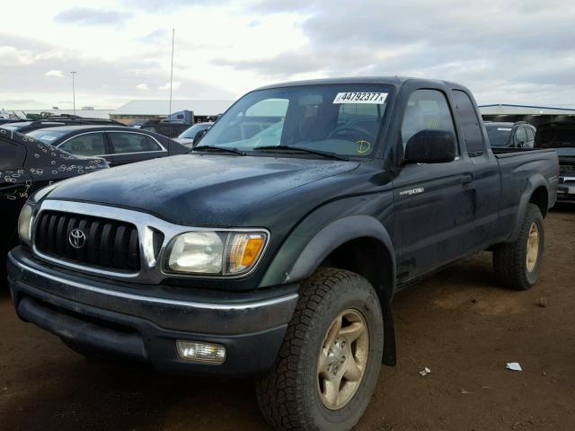 5TESN92N13Z175353 - 2003 TOYOTA TACOMA GREEN photo 2