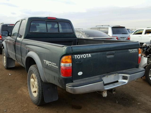 5TESN92N13Z175353 - 2003 TOYOTA TACOMA GREEN photo 3