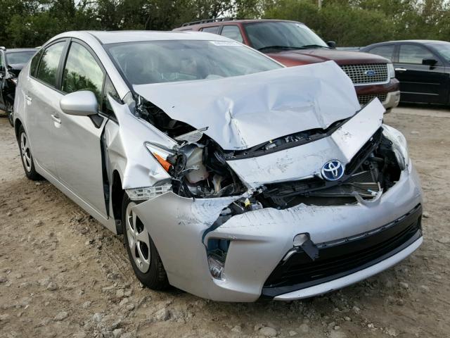 JTDKN3DU9F0435911 - 2015 TOYOTA PRIUS 银色 照片 1