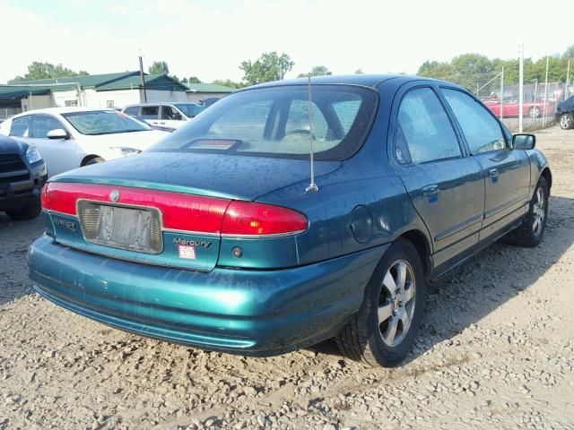 1MELM66L0WK614256 - 1998 MERCURY MYSTIQUE L GREEN photo 4