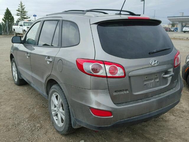 5XYZHDAG0CG118339 - 2012 HYUNDAI SANTA FE S GRAY photo 3