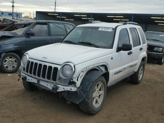 1J8GL58K17W544726 - 2007 JEEP LIBERTY LI WHITE photo 2