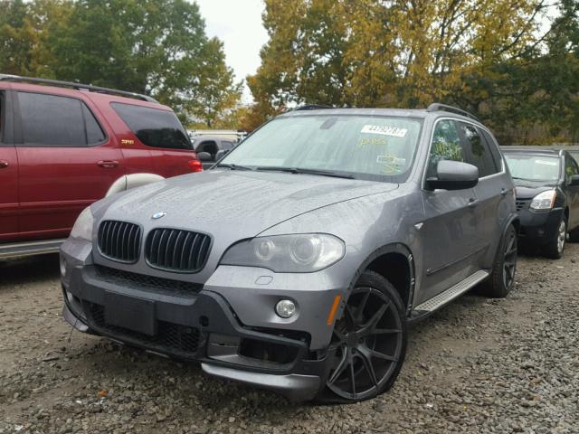 5UXFE83538L160075 - 2008 BMW X5 GRAY photo 2