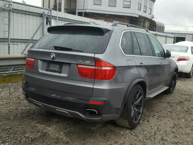 5UXFE83538L160075 - 2008 BMW X5 GRAY photo 4