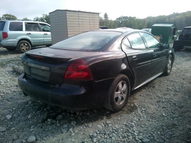 2G2WS522351302706 - 2005 PONTIAC GRAND PRIX BLACK photo 4