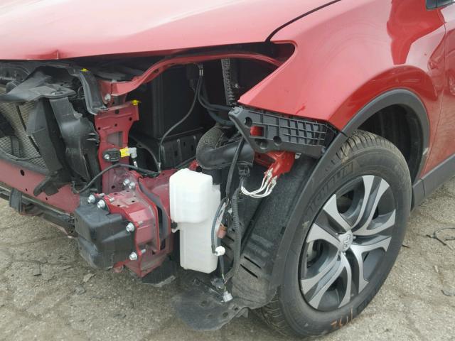 JTMZFREVXHJ126628 - 2017 TOYOTA RAV4 LE Qırmızı foto 9