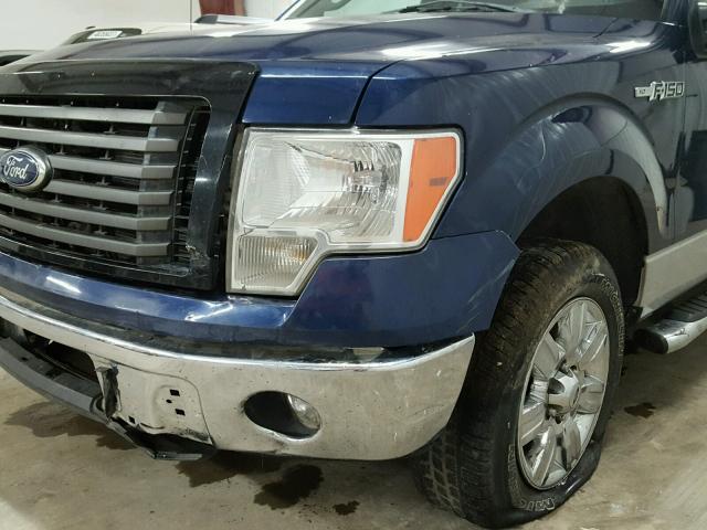 1FTEW1CM2BFA26186 - 2011 FORD F150 TWO TONE photo 9