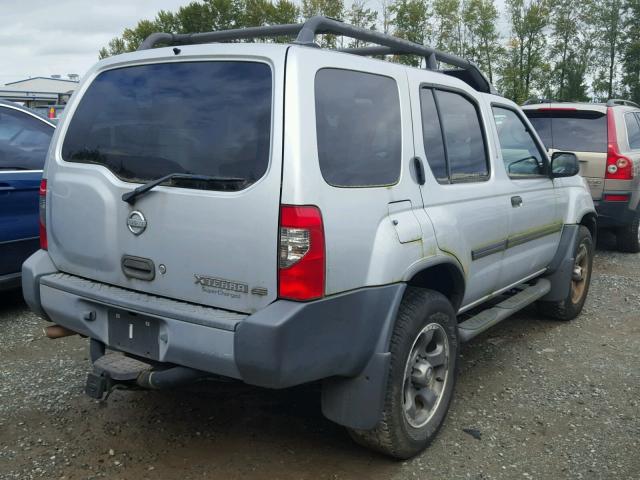 5N1MD28Y62C589855 - 2002 NISSAN XTERRA SE SILVER photo 4