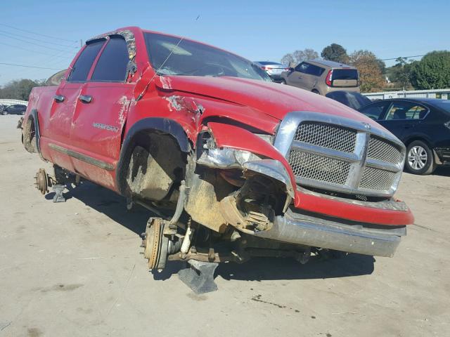 3D7HU18N52G133855 - 2002 DODGE RAM 1500 RED photo 1