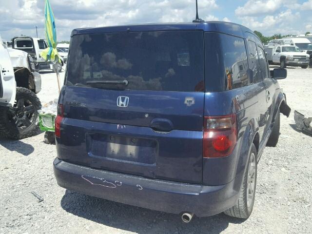 5J6YH18958L003940 - 2008 HONDA ELEMENT SC BLUE photo 4