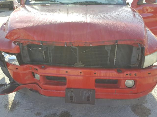 1B7HC16Y7TS582068 - 1996 DODGE RAM 1500 RED photo 7