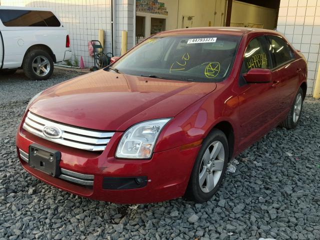 3FAHP07Z69R187847 - 2009 FORD FUSION MAROON photo 2