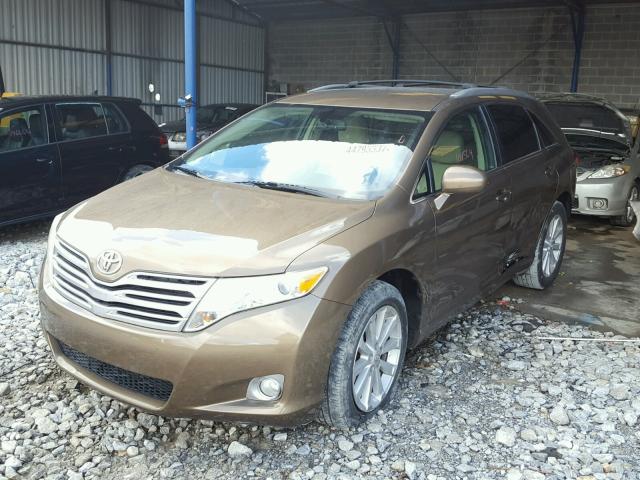 4T3ZE11A99U010377 - 2009 TOYOTA VENZA BASE BROWN photo 2