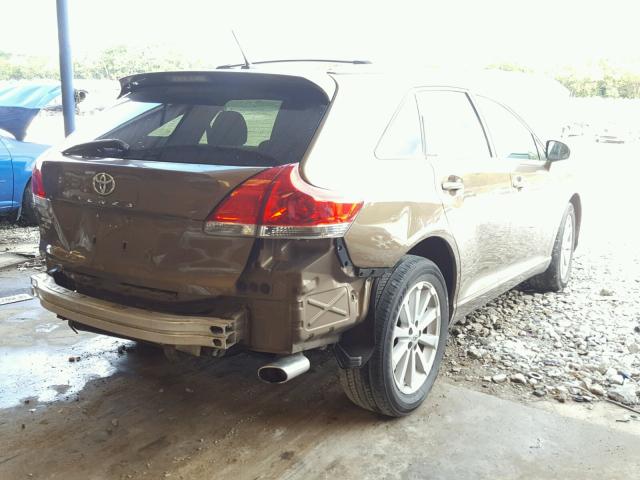 4T3ZE11A99U010377 - 2009 TOYOTA VENZA BASE BROWN photo 4