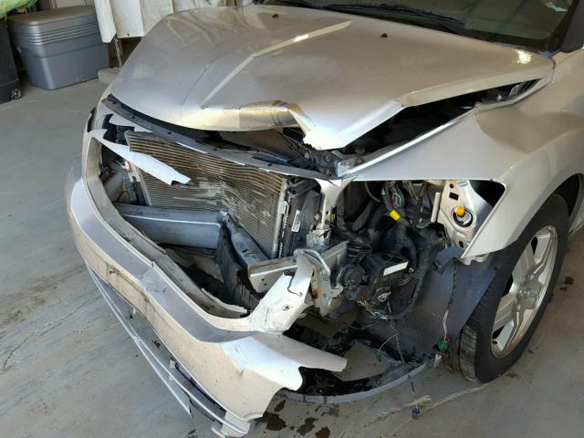 1B3HB48B57D380922 - 2007 DODGE CALIBER SX SILVER photo 9