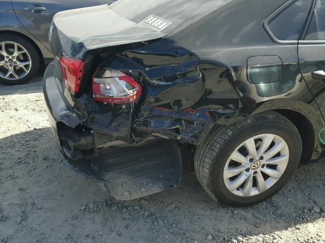 1VWAP7A3XEC022771 - 2014 VOLKSWAGEN PASSAT S შავი ფოტო 9