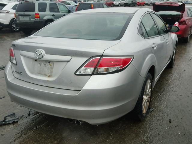 1YVHZ8CHXA5M07962 - 2010 MAZDA 6 I SILVER photo 4