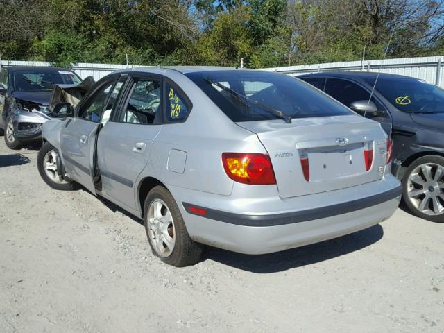 KMHDN55D92U070583 - 2002 HYUNDAI ELANTRA GL SILVER photo 3