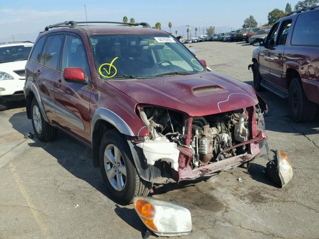 JTEGD20V850059598 - 2005 TOYOTA RAV4 BURGUNDY photo 1