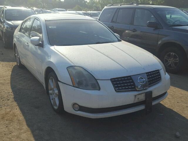 1N4BA41E34C836855 - 2004 NISSAN MAXIMA SE WHITE photo 1