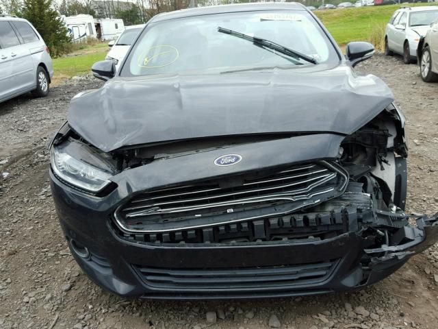 3FA6P0LU8DR258718 - 2013 FORD FUSION SE BLACK photo 9