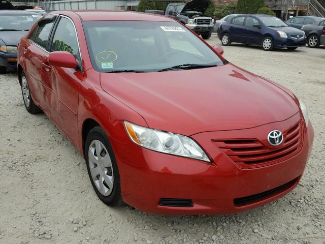 4T4BE46K49R072160 - 2009 TOYOTA CAMRY BASE RED photo 1