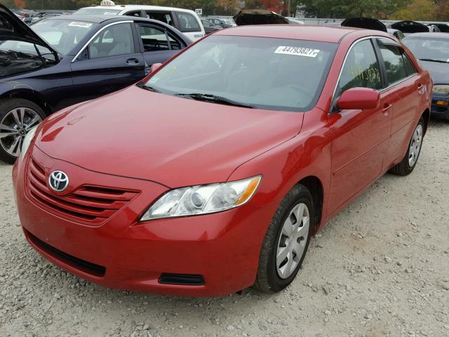 4T4BE46K49R072160 - 2009 TOYOTA CAMRY BASE RED photo 2