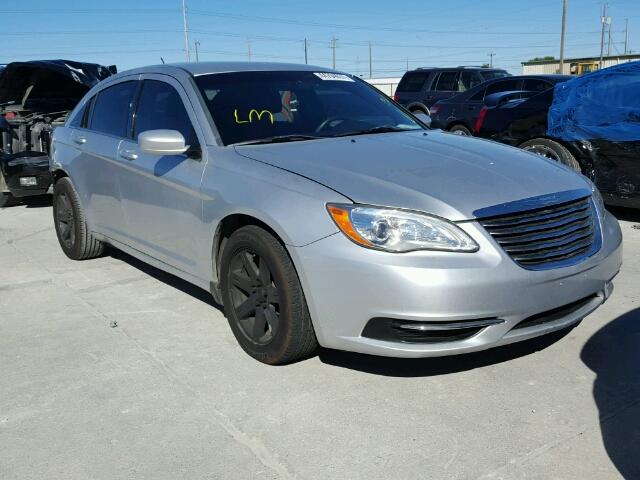 1C3CCBAB9CN223276 - 2012 CHRYSLER 200 LX SILVER photo 1