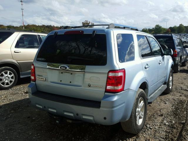 1FMCU59H18KA18445 - 2008 FORD ESCAPE BLUE photo 4