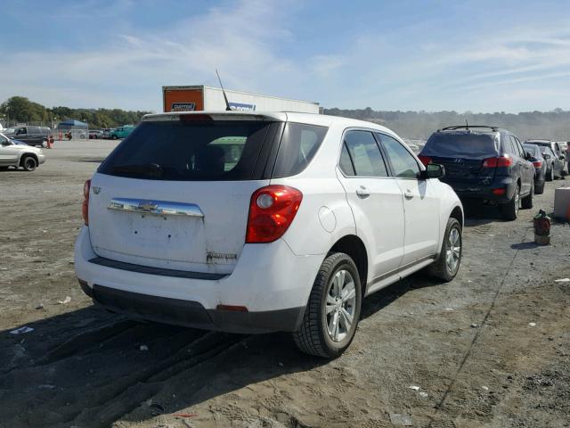 2CNALBECXB6459391 - 2011 CHEVROLET EQUINOX LS WHITE photo 4