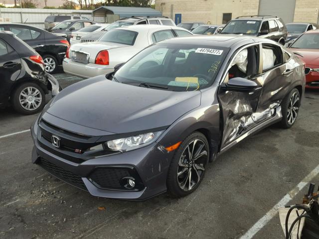 2HGFC1E53HH703130 - 2017 HONDA CIVIC SI GRAY photo 2