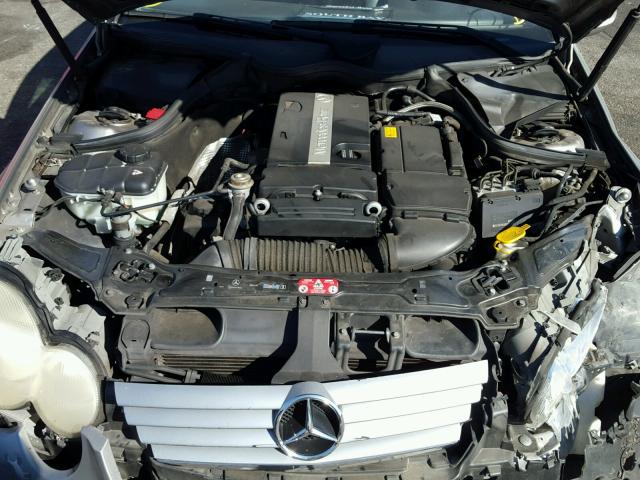 WDBRN40JX4A602864 - 2004 MERCEDES-BENZ C 230K SPO GRAY photo 7