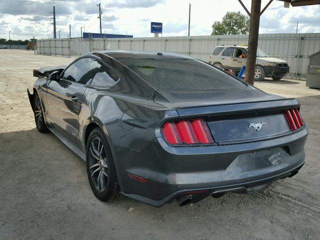 1FA6P8THXH5291259 - 2017 FORD MUSTANG GRAY photo 3