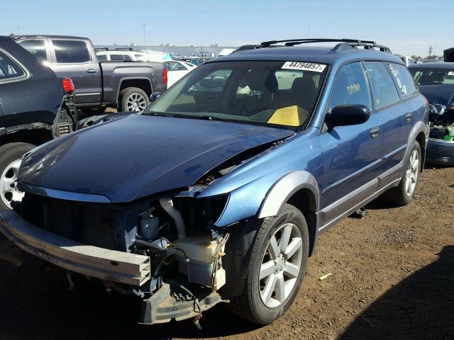 4S4BP61C896312444 - 2009 SUBARU OUTBACK 2. BLUE photo 2