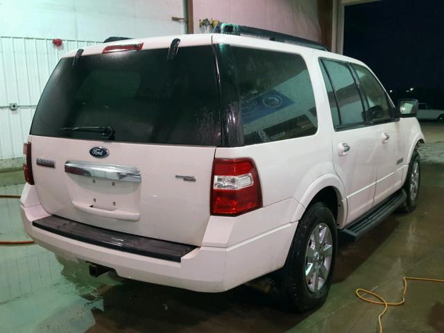 1FMFU16508LA74919 - 2008 FORD EXPEDITION WHITE photo 4