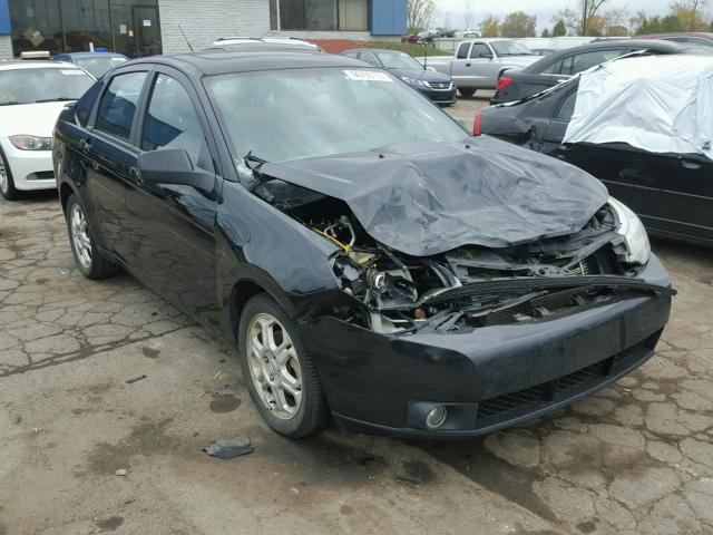 1FAHP36N89W170786 - 2009 FORD FOCUS BLACK photo 1